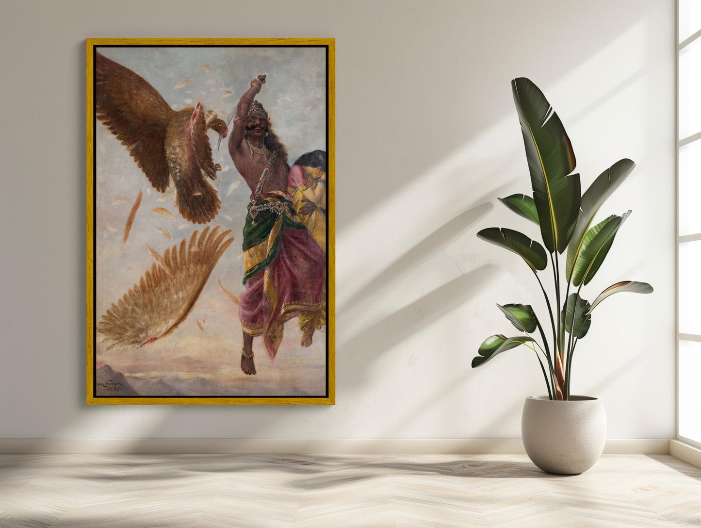 Raja Ravi Varma canvas wall art, statement décor