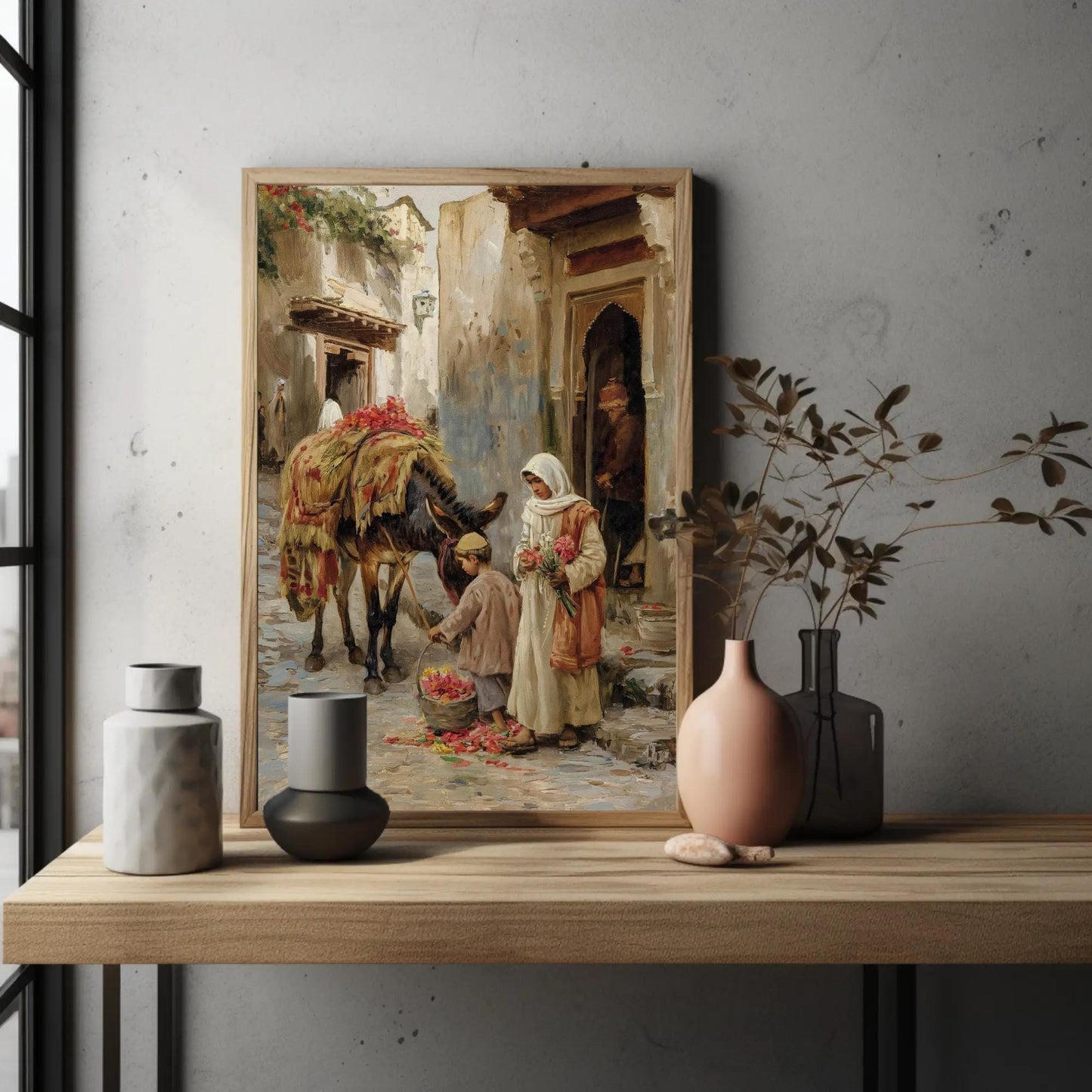 Arabian Street canvas wall art, statement décor