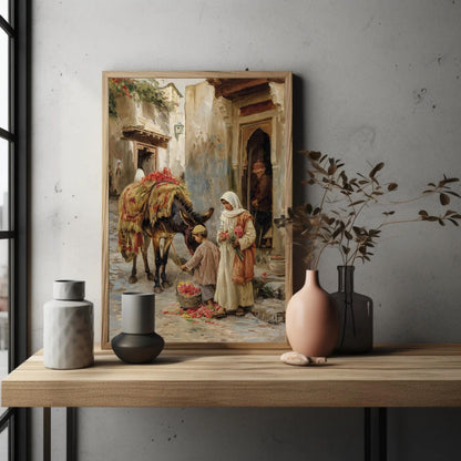 Arabian Street canvas wall art, statement décor