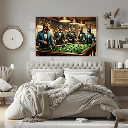 German Shepherd canvas wall art for the home