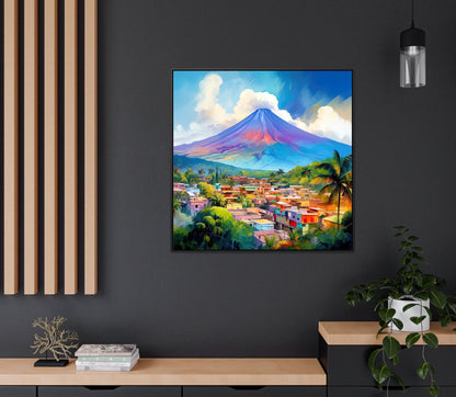 El Salvador Canvas Print – Mountain Wall Art | Gallery Wrap, Large Custom Size - Antarmada