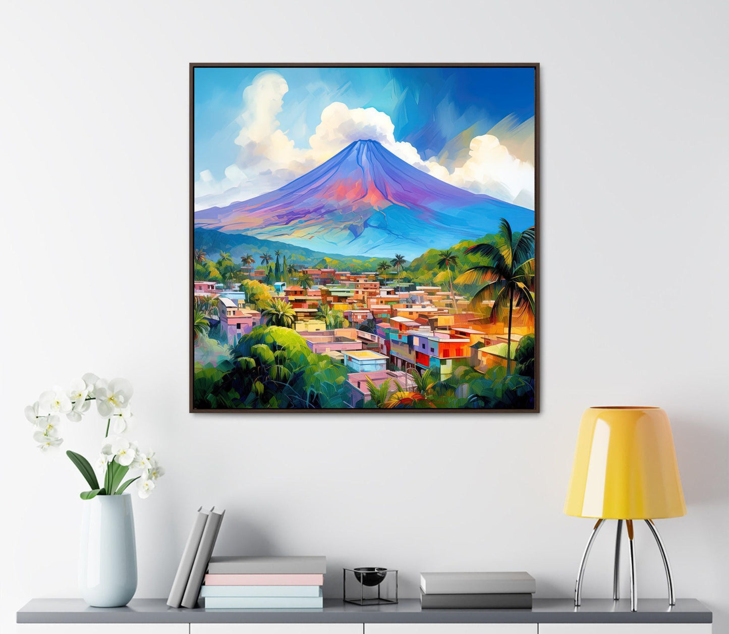El Salvador Canvas Print – Mountain Wall Art | Gallery Wrap, Large Custom Size - Antarmada