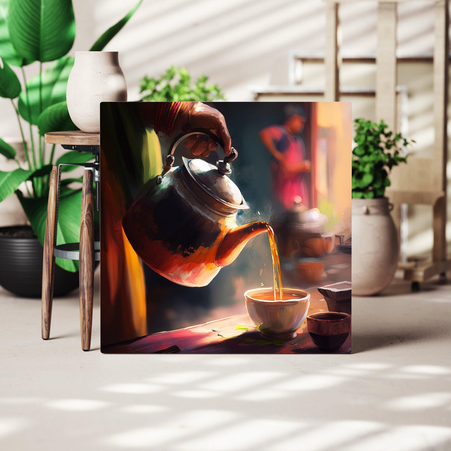 Chai Tea Art canvas wall art, gallery-wrapped or framed