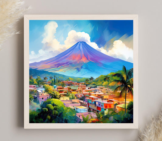 El Salvador Canvas Print – Mountain Wall Art | Gallery Wrap, Large Custom Size