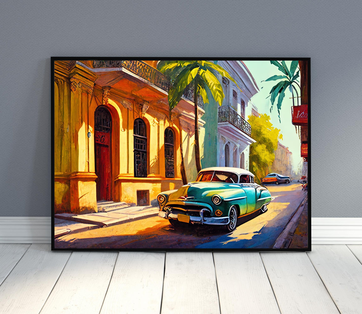 Havana Canvas Print – Vintage Cuban Art on Museum-Grade Gallery Wrap Canvas - Antarmada