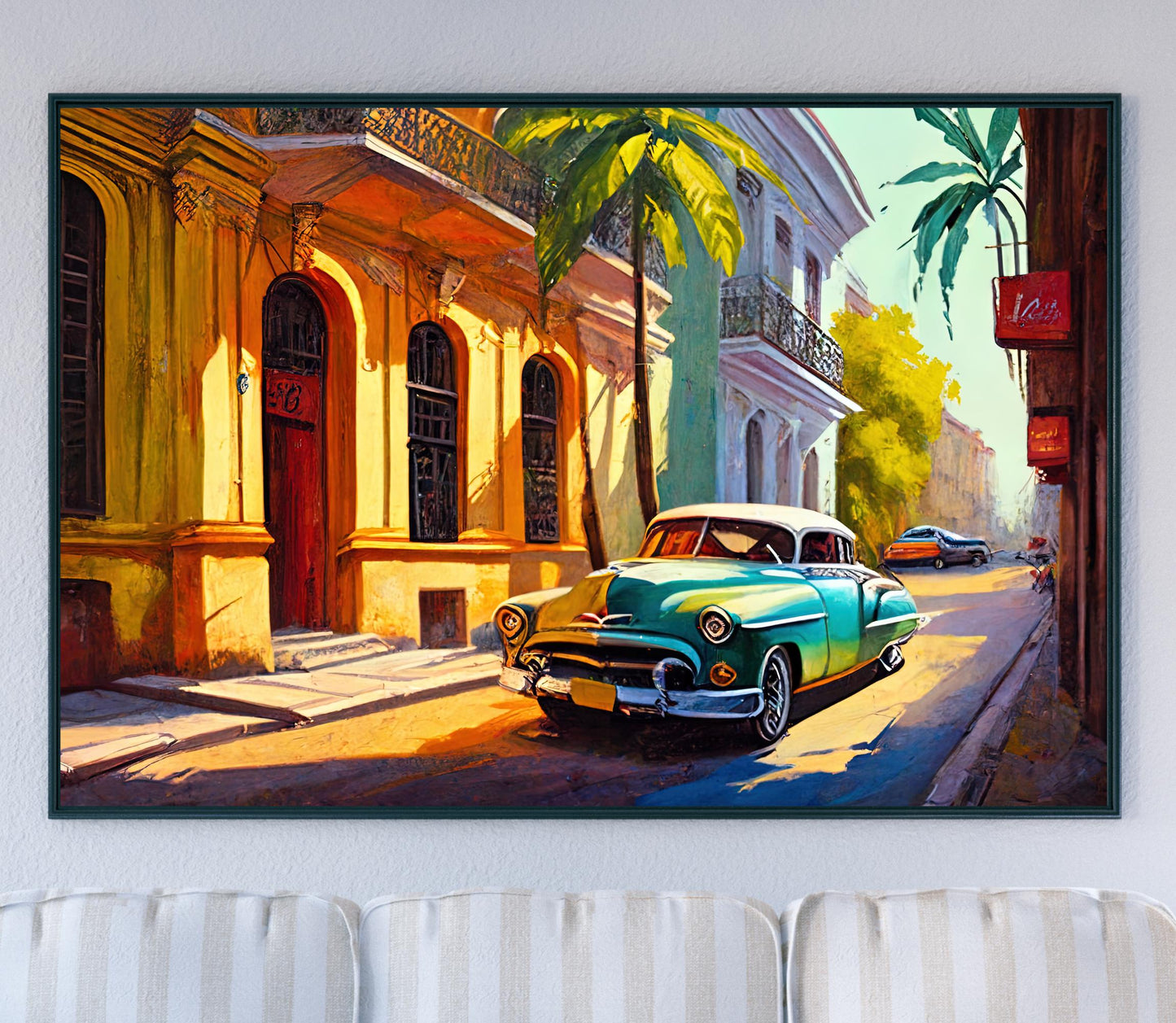 Havana Canvas Print – Vintage Cuban Art on Museum-Grade Gallery Wrap Canvas - Antarmada