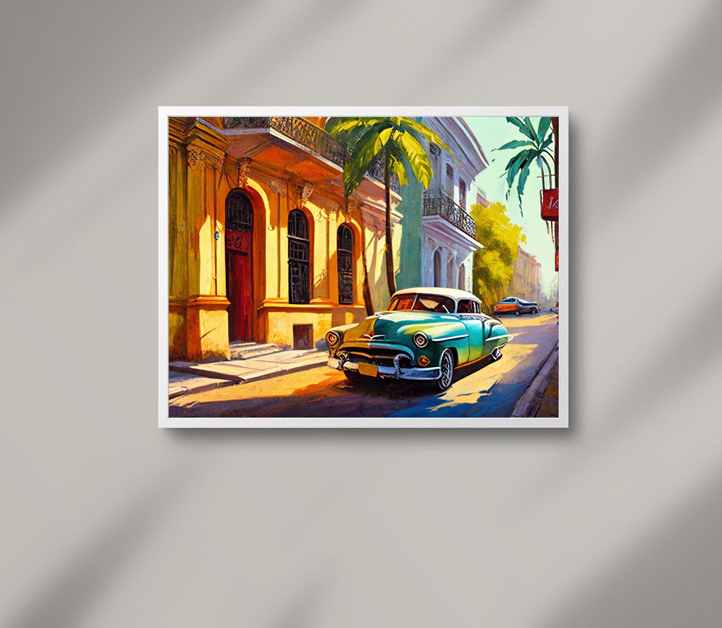 Havana Canvas Print – Vintage Cuban Art on Museum-Grade Gallery Wrap Canvas - Antarmada