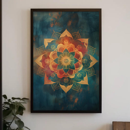 Colorful Mandala Wall Art