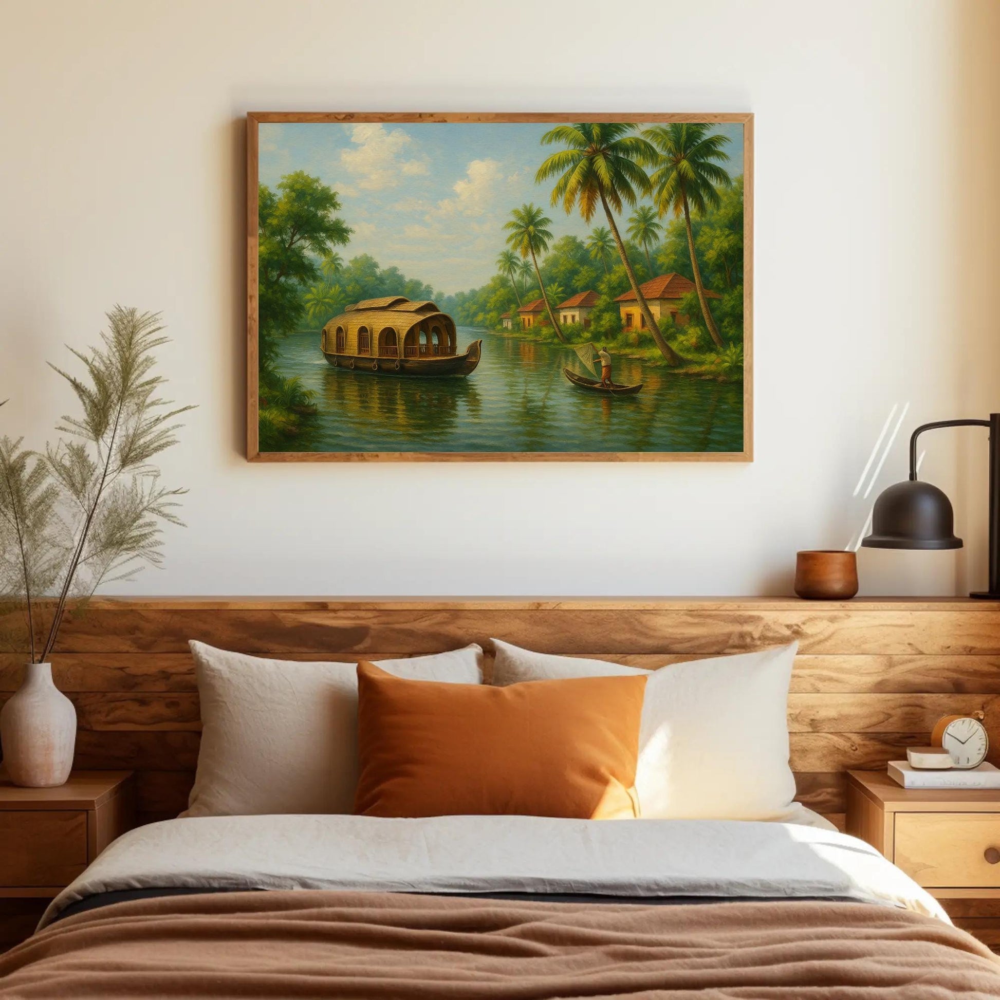 Kerala backwaters canvas print