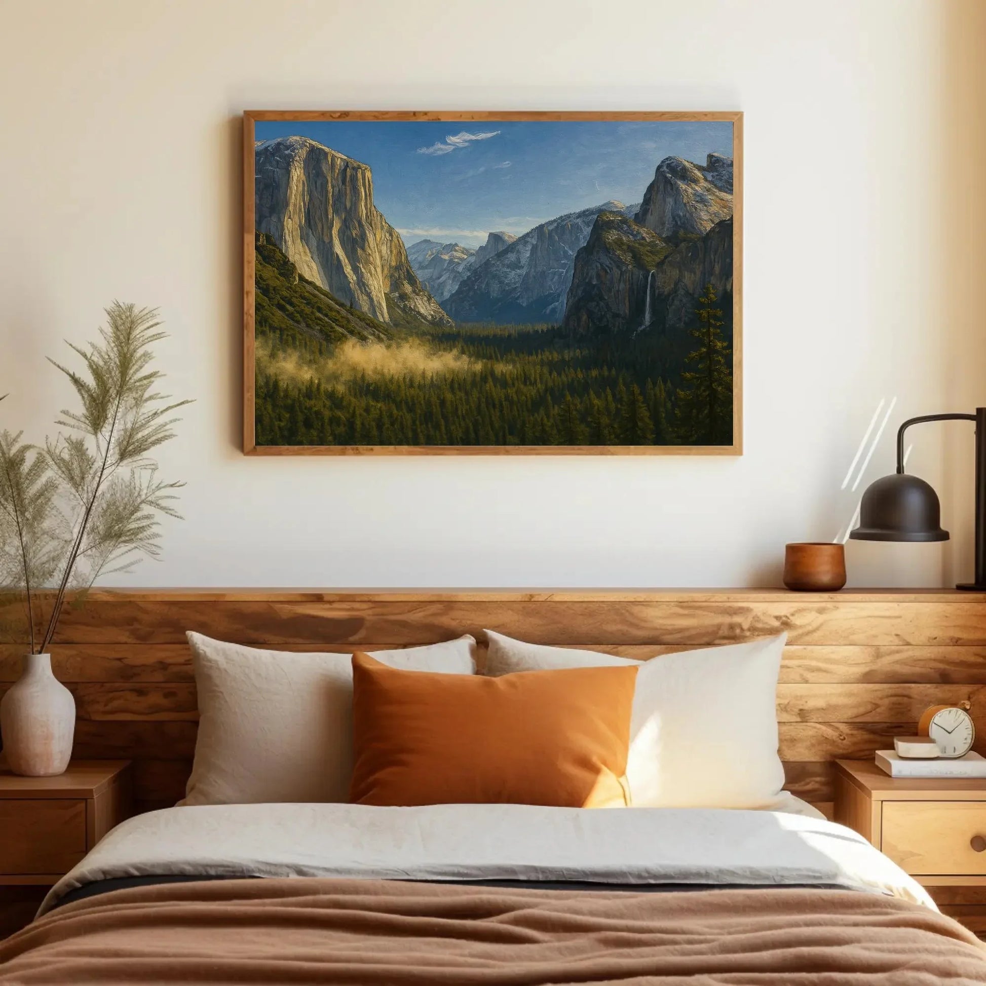 Yosemite El Capitan Tunnel View Canvas Painting for Rustic Living Room Decor or Nature Inspired Office Wall Art – Landscape Print Wall Art – Canvas Print