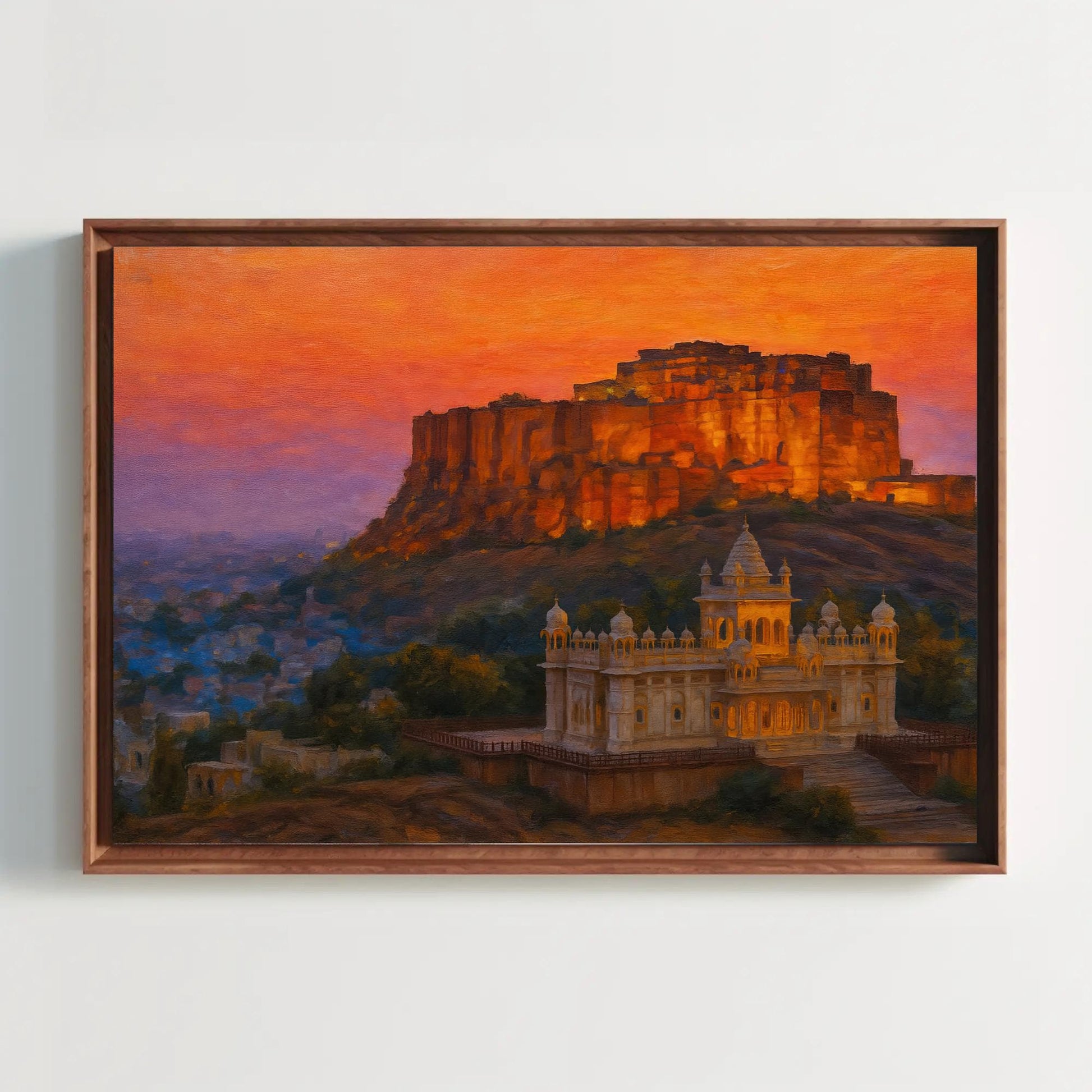 Glorious Sunset Over Mehrangarh Fort