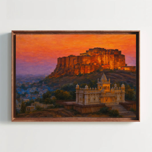 Glorious Sunset Over Mehrangarh Fort