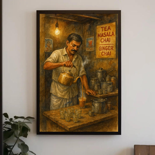 Rustic Indian chaiwala