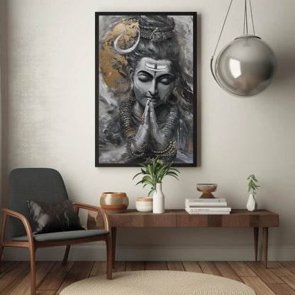 Shiva Hindu God Painting
