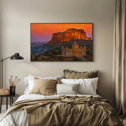 Glorious Sunset Over Mehrangarh Fort