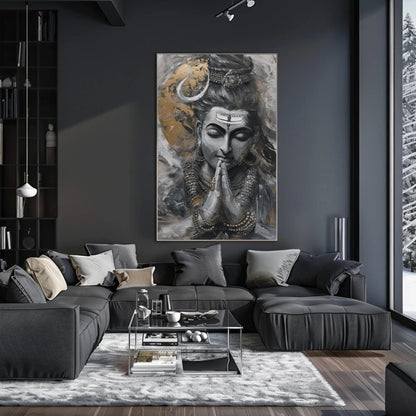 Shiva Hindu God Painting
