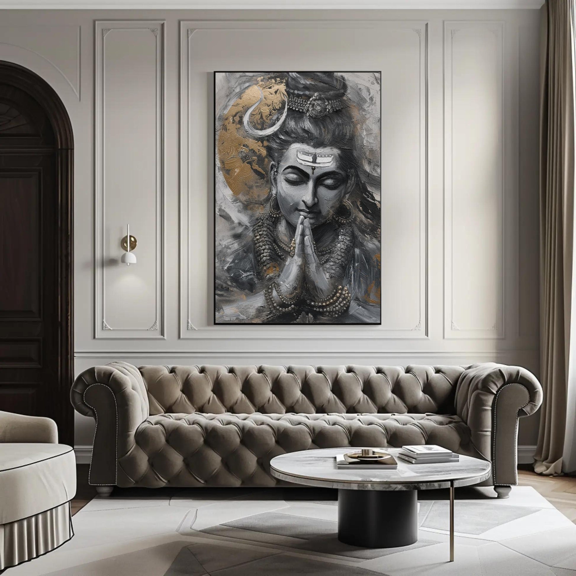 Shiva Hindu God Painting