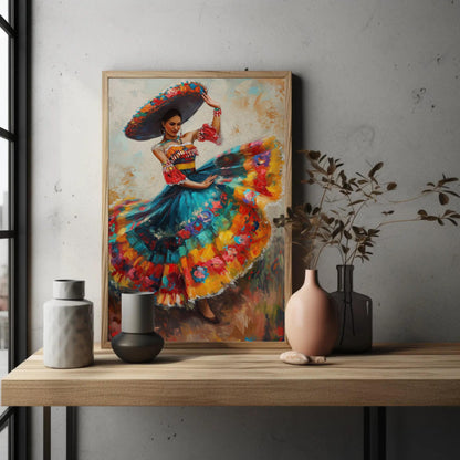 Mexican Folk Art Canvas Print