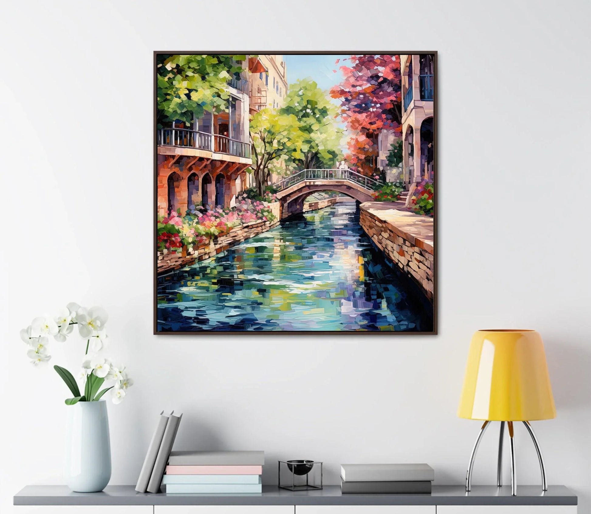 San Antonio Texas Art Print, San Antonio Art, San Antonio Poster, San Antonio Painting, San Antonio Print Wall Art – Canvas Print