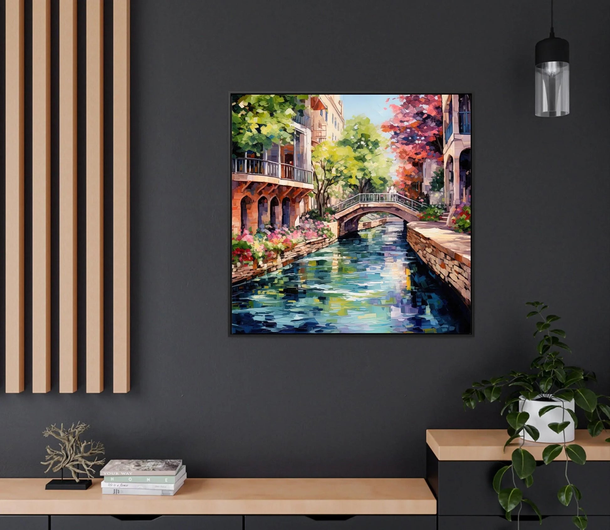 San Antonio Texas Art Print, San Antonio Art, San Antonio Poster, San Antonio Painting, San Antonio Print Wall Art – Canvas Print