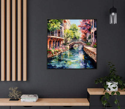 San Antonio Texas Art Print, San Antonio Art, San Antonio Poster, San Antonio Painting, San Antonio Print Wall Art – Canvas Print
