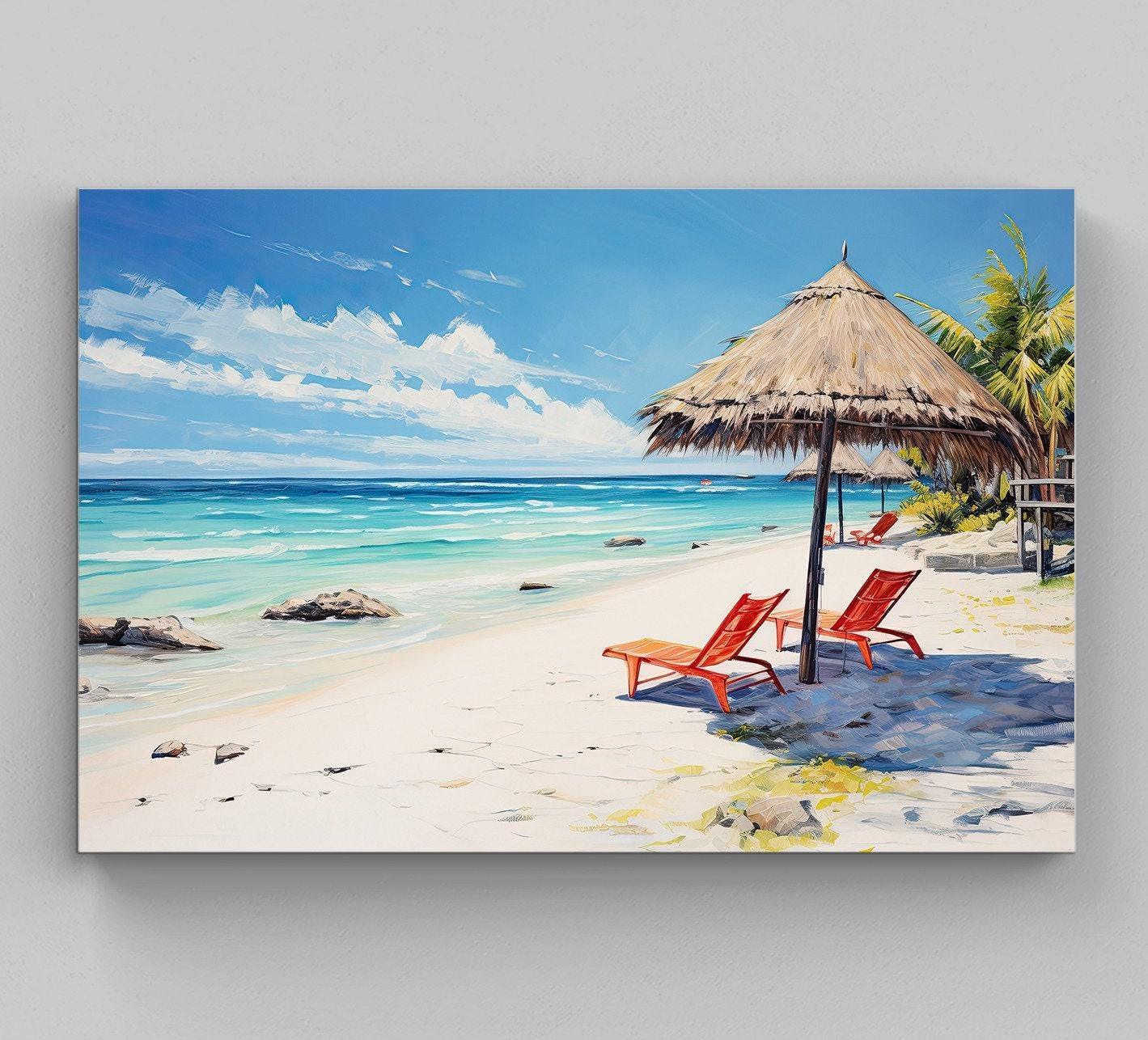 Isla Holbox Wall Art, Large Canvas Print, Isla Holbox Poster, Isla Holbox Painting, Isla Holbox Print, Mexico Travel Art, Mexican Gift Wall Art – Canvas Print