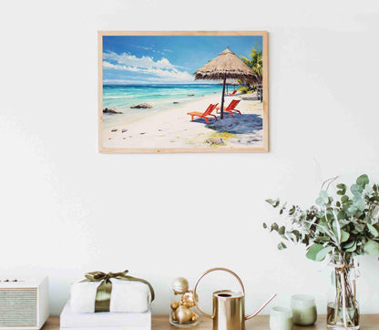 Isla Holbox Wall Art, Large Canvas Print, Isla Holbox Poster, Isla Holbox Painting, Isla Holbox Print, Mexico Travel Art, Mexican Gift Wall Art – Canvas Print