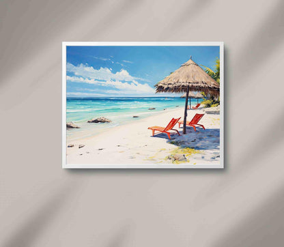Isla Holbox Wall Art, Large Canvas Print, Isla Holbox Poster, Isla Holbox Painting, Isla Holbox Print, Mexico Travel Art, Mexican Gift Wall Art – Canvas Print