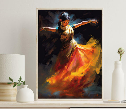 Indian Girl Painting