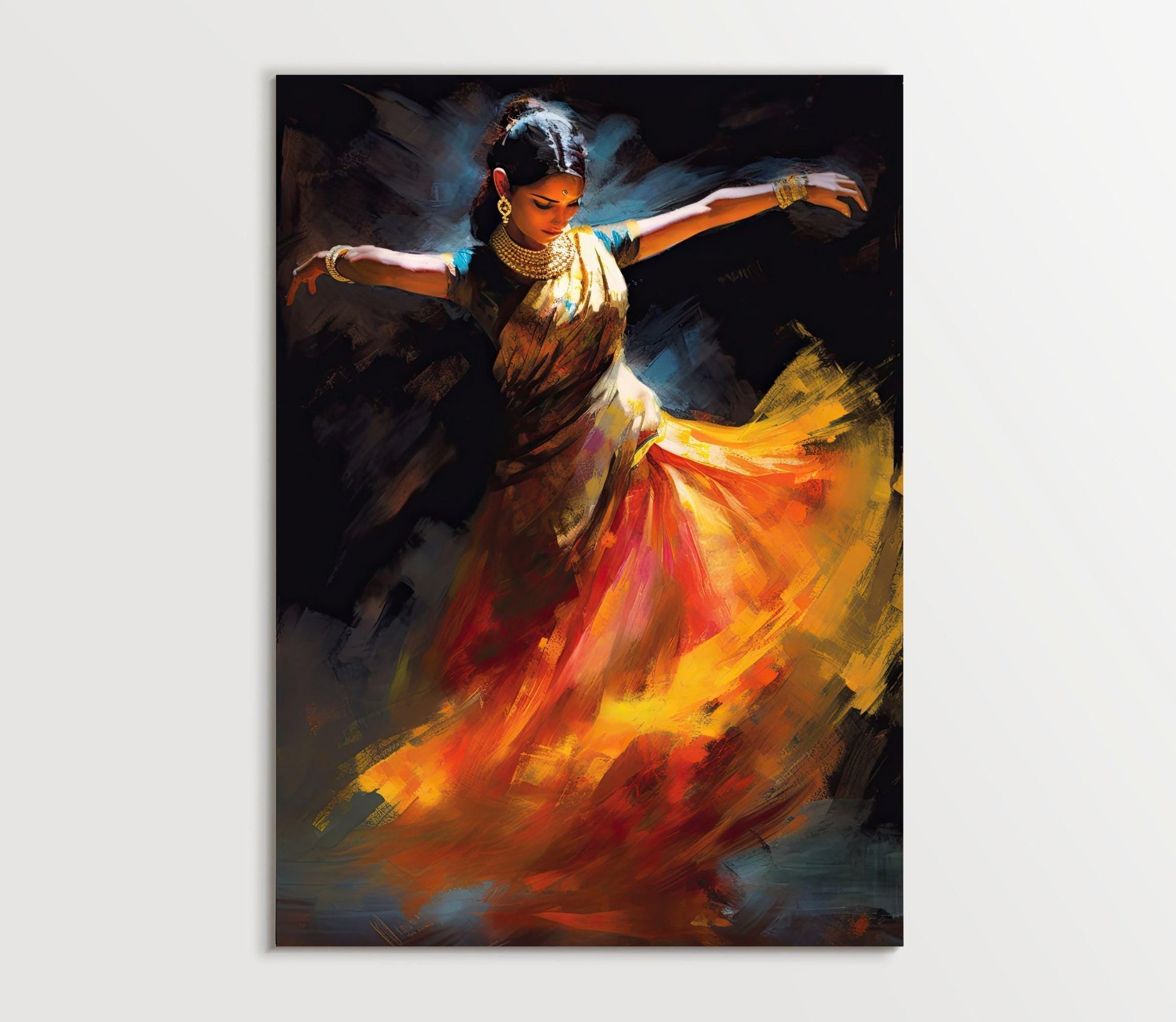 Indian Girl Painting