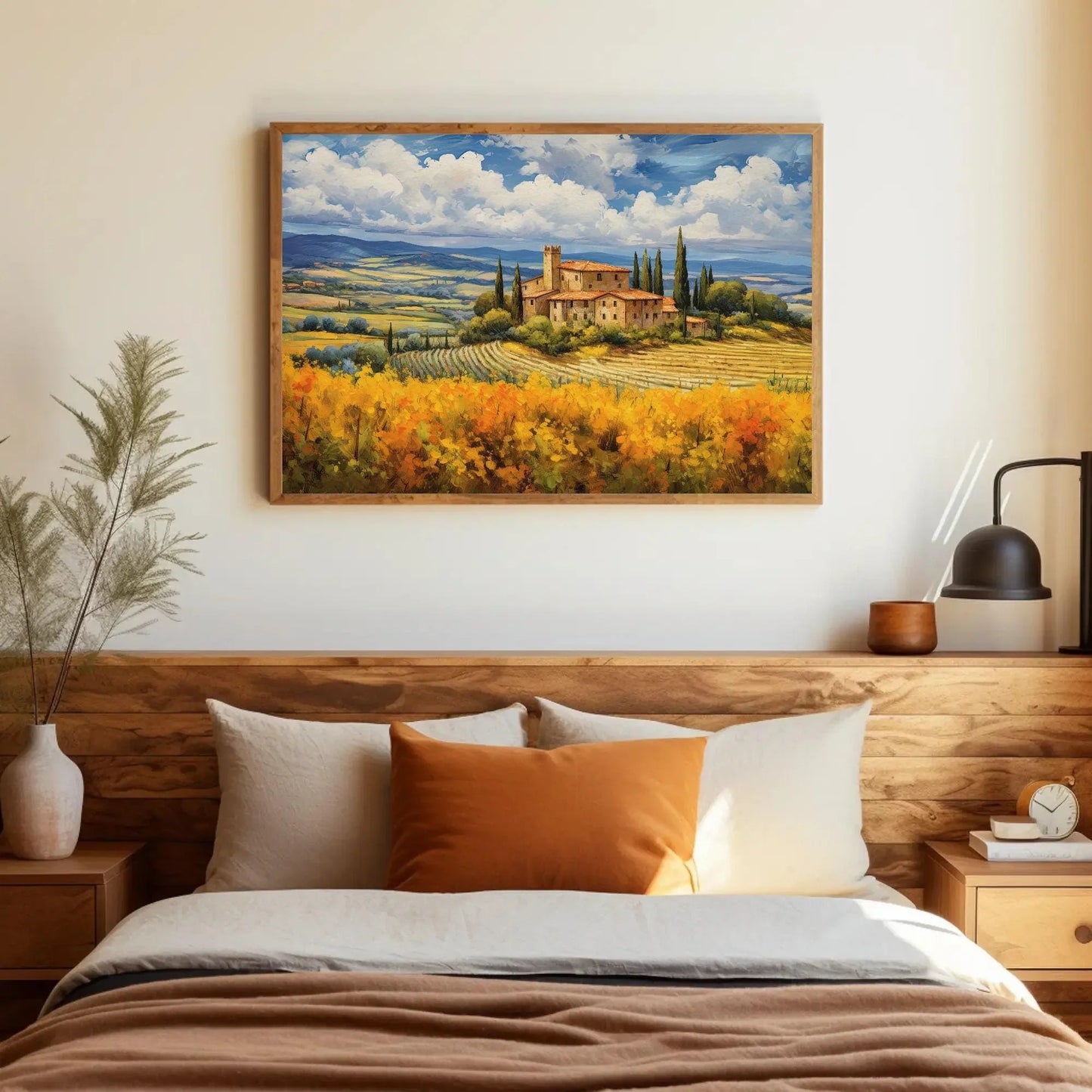 Tuscany Landscape Painting Canvas Print - Italian Wall Art Home Decor - Italy Canvas Wall Art - Framed Canvas Wall Art – Canvas Print