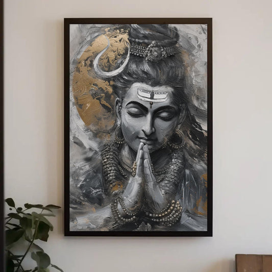 Shiva Hindu God Painting