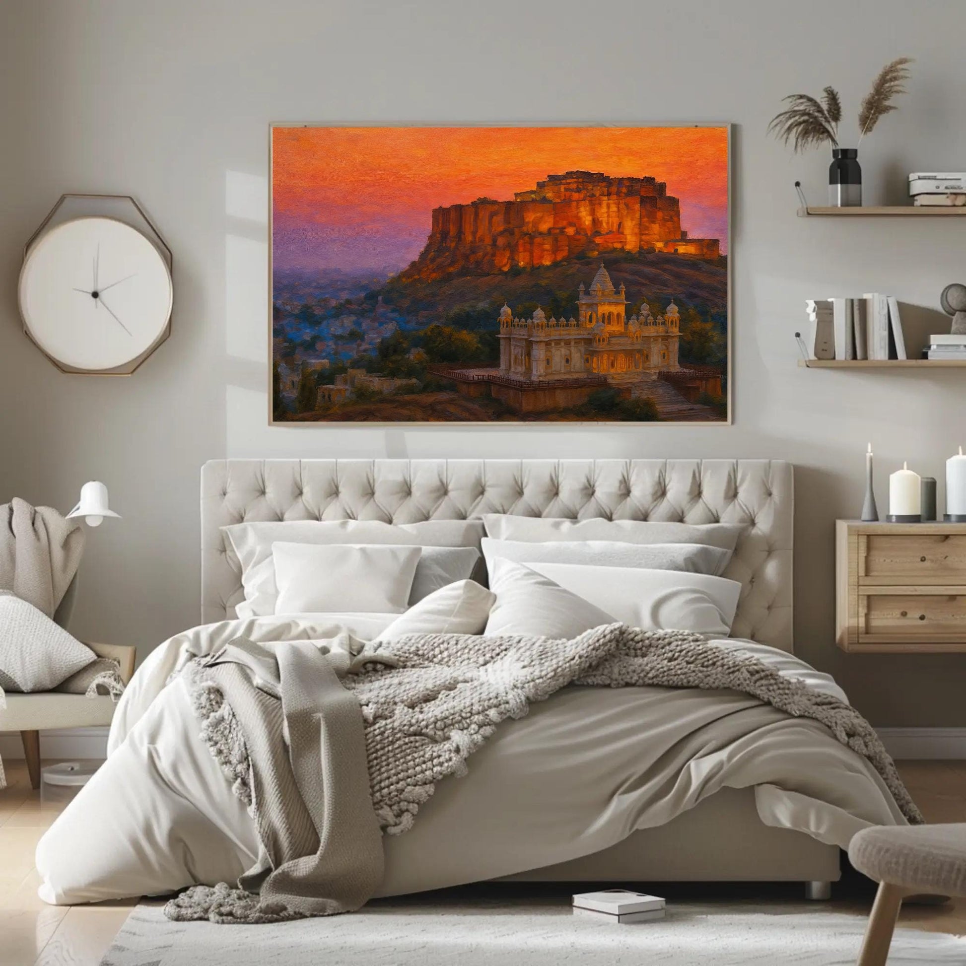 Glorious Sunset Over Mehrangarh Fort