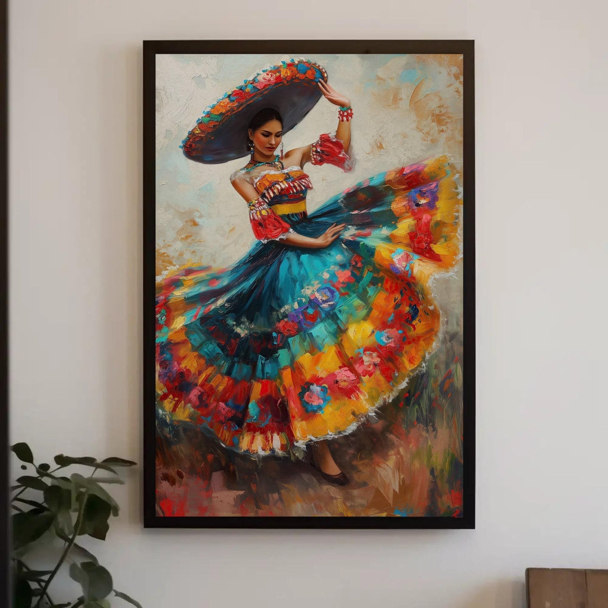 Mexican Folk Art Canvas Print