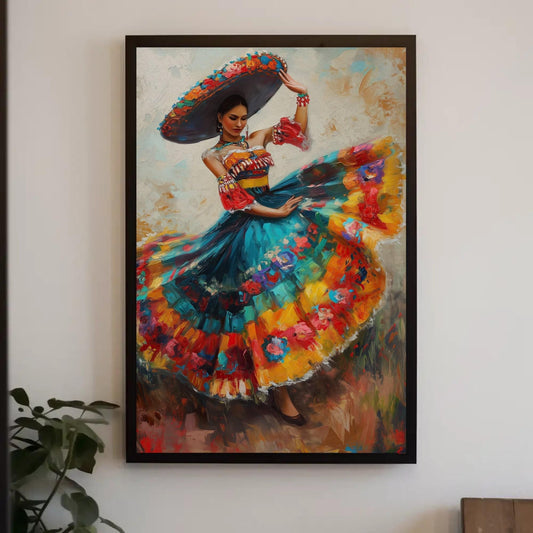Mexican Folk Art Canvas Print
