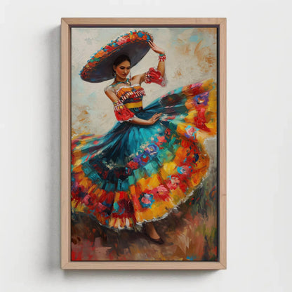 Mexican Folk Art Canvas Print