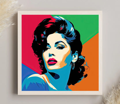 Selena Quintanilla Pop Art Canvas, Selena Quintanilla Framed Print, Selena Quintanilla Wall Art, Selena Poster, Ready to Hang, Home Decor Wall Art – Canvas Print