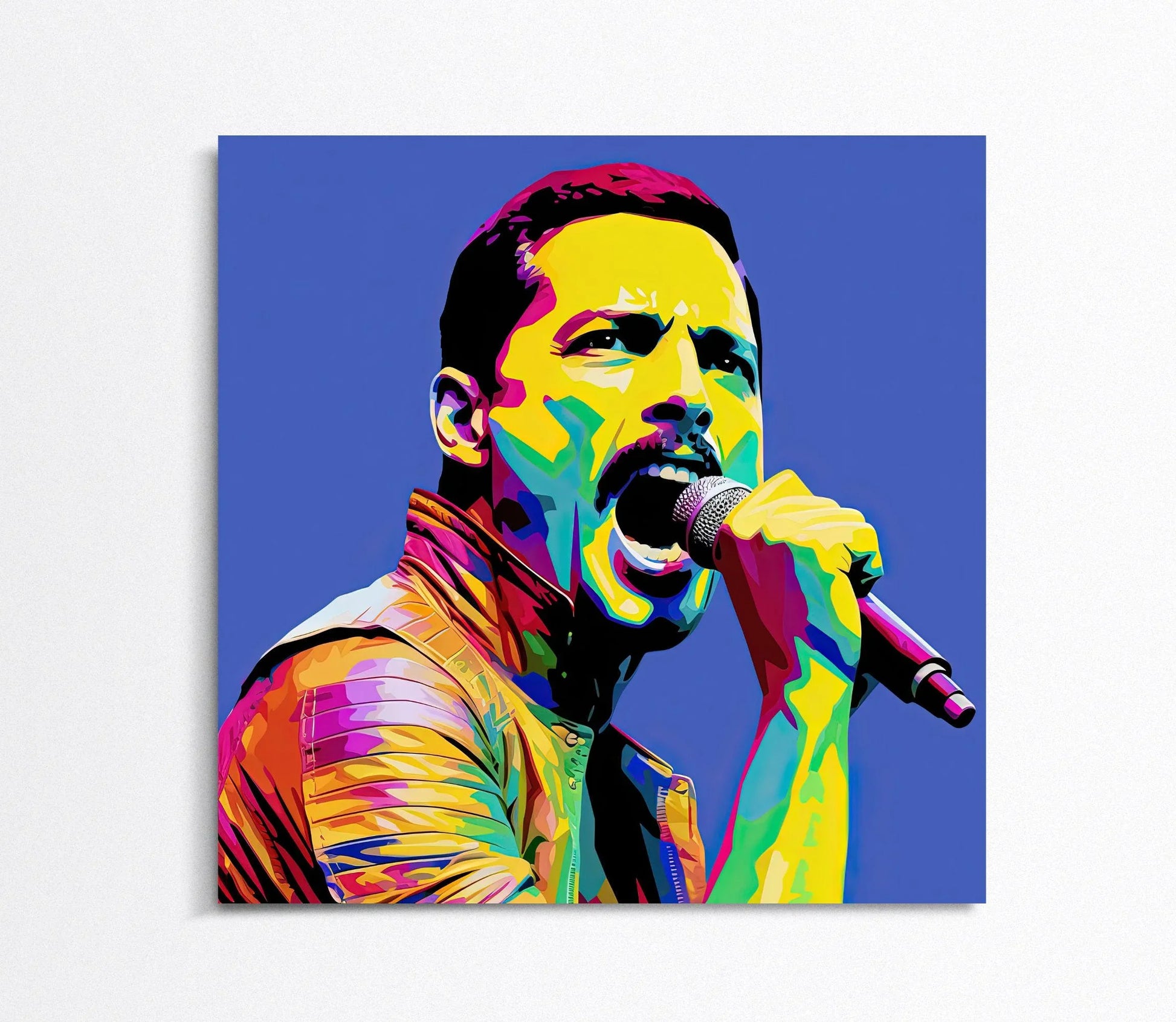 Freddie Mercury Pop Art - Freddie Mercury Framed Poster - Freddie Mercury Canvas Wall Art - Freddie Mercury Poster - Ready to Hang Decor Wall Art – Canvas Print