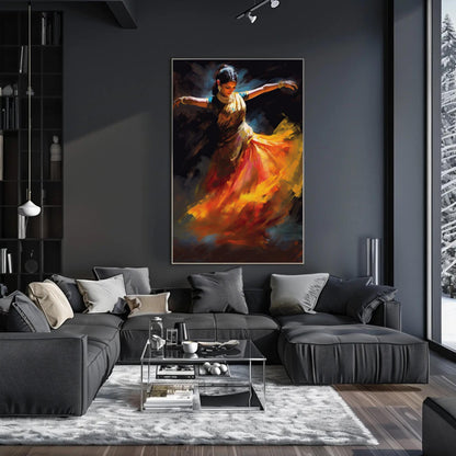 Indian Girl Painting