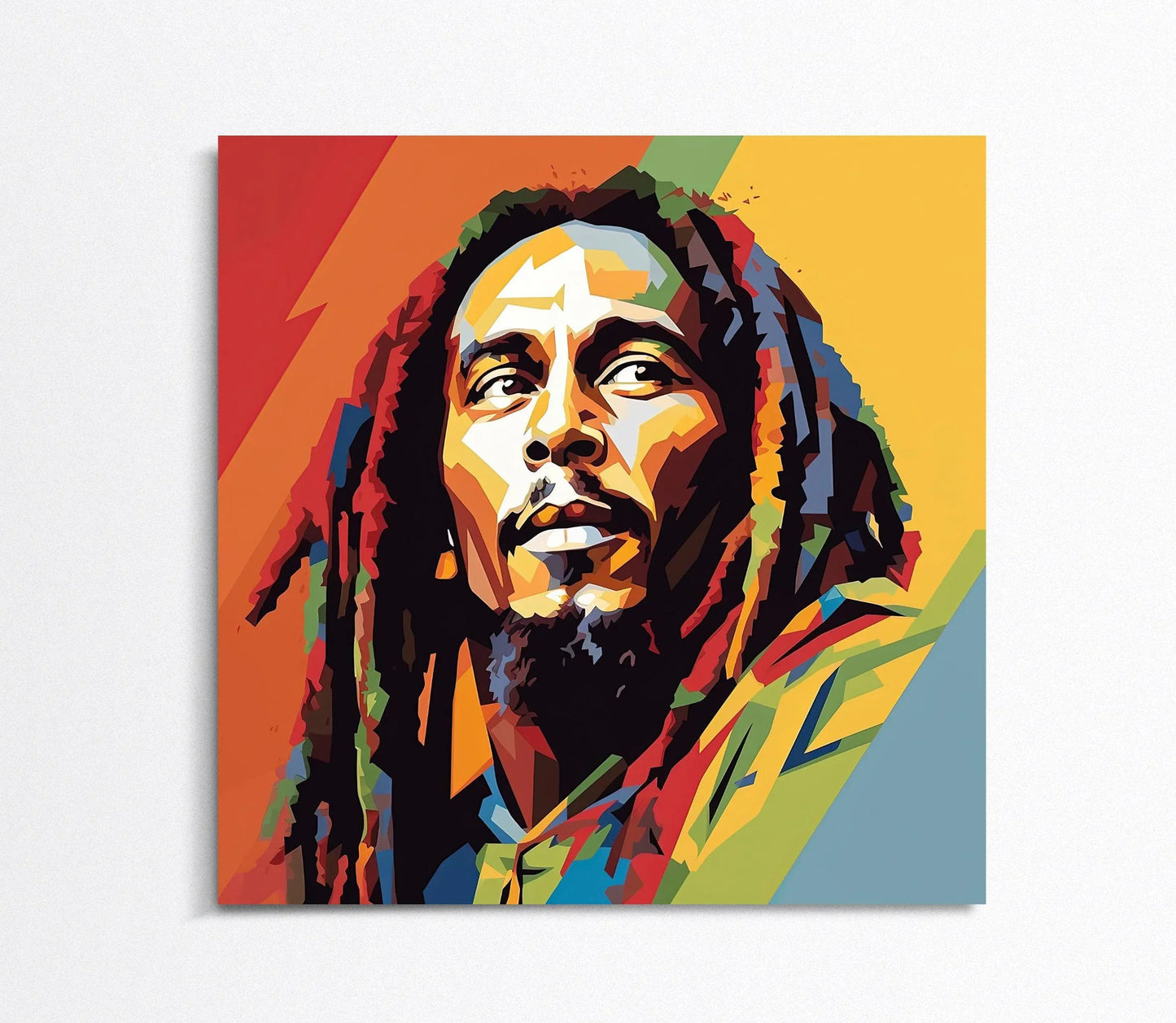 Bob Marley Pop Art Canvas, Bob Marley Framed Print, Bob Marley Wall Art, Bob Marley Poster, Modern Art, Ready to Hang, Home Decor Wall Art – Canvas Print