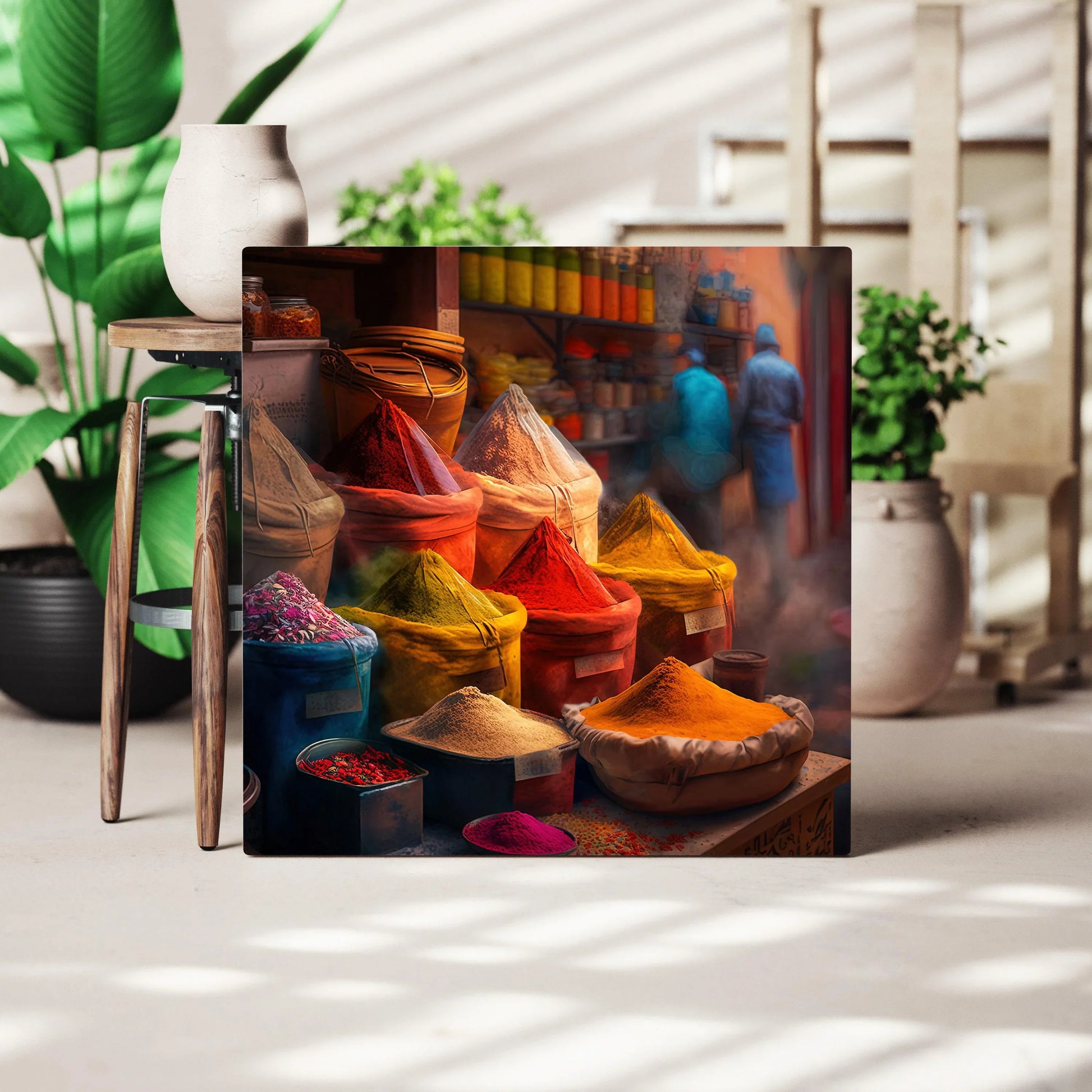 Persian Spice Art, Kitchen Art, Persian Spice Art, Iranian Art, Iranian Spice Art, Iranian Wall Art, Middle Eastern Art, Spice Posters Wall Art – Canvas Print