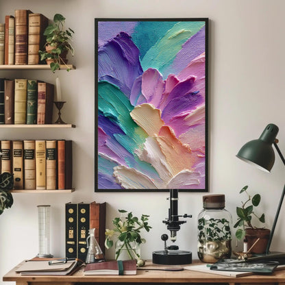 Pastel Aurora Canvas Print – Minimalist Color Field Painting on Museum-Grade Canvas - Antarmada