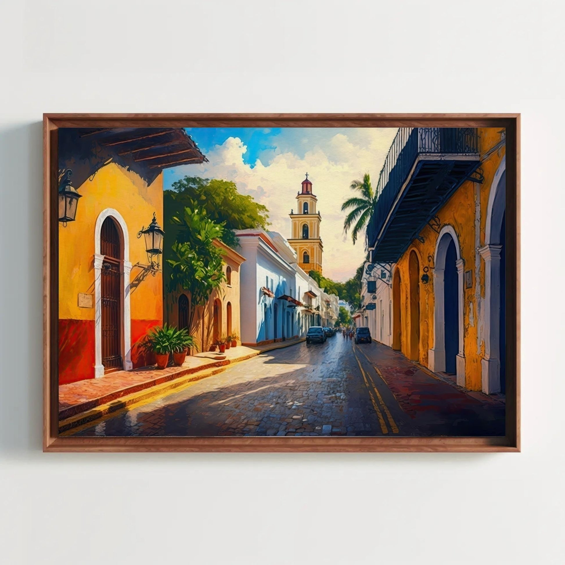 Santo Domingo Print – Dominican Republic Caribbean Wall Art - Antarmada