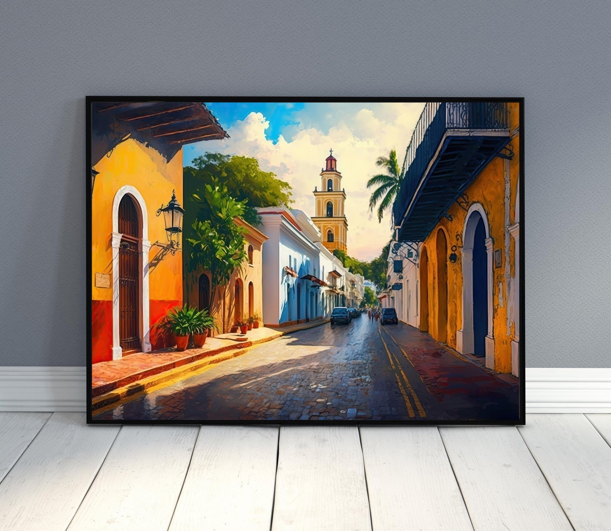 Santo Domingo Print – Dominican Republic Caribbean Wall Art - Antarmada