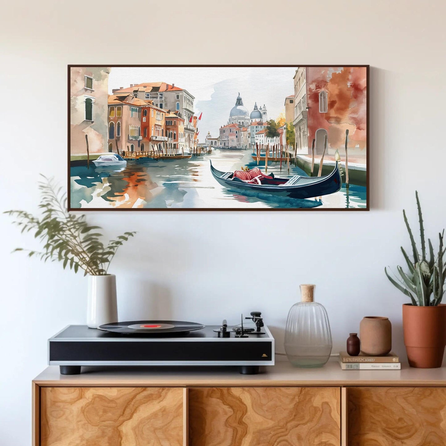 Venice Gondola Canvas Print - Framed Italian Wall Art With Museum Grade Canvas - Antarmada
